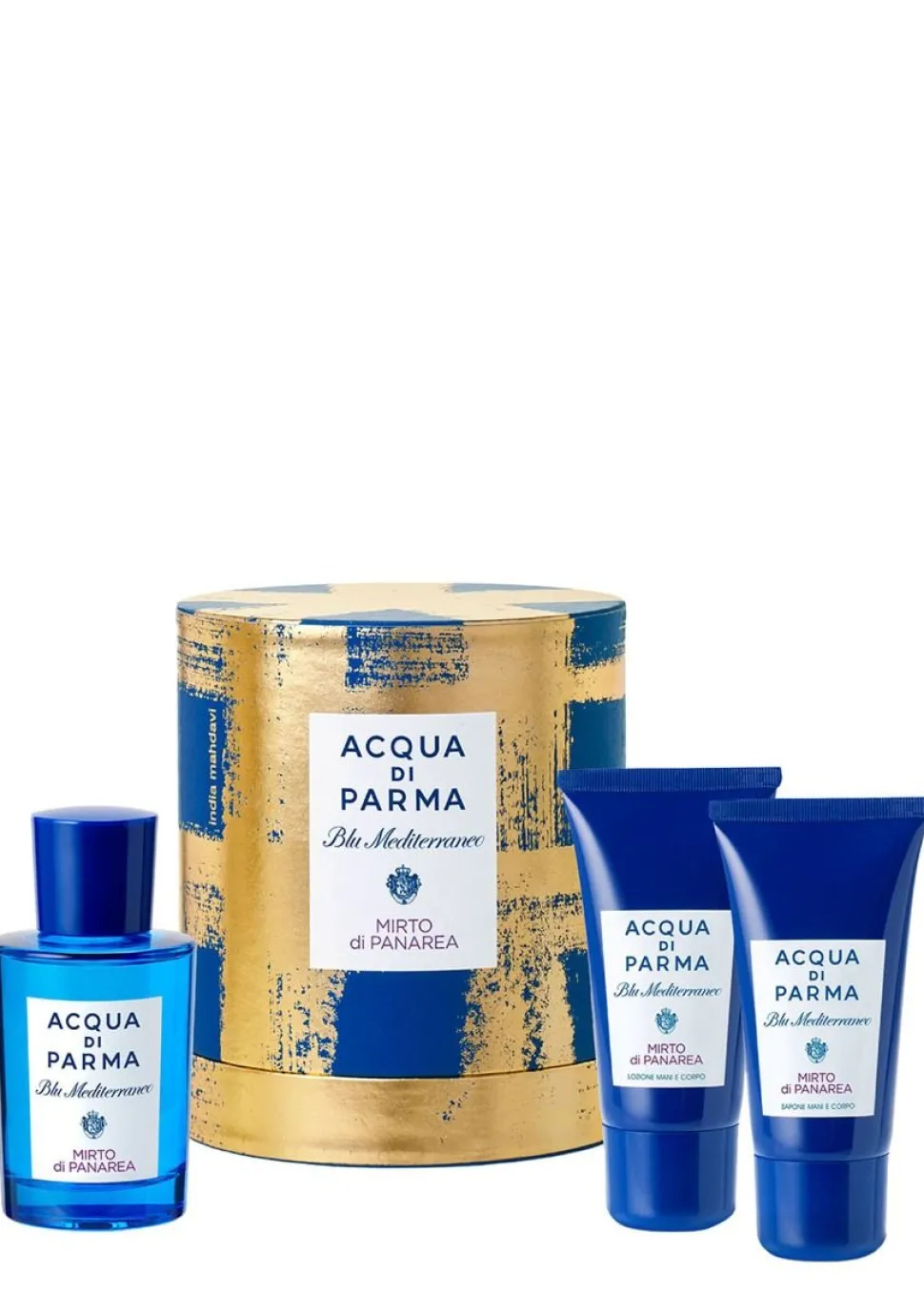 Acqua di Parma Blu Mediterraneo Mirto di Panarea Set 100ml edt + 75ml Bodylotion + 75ml Showergel