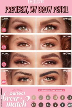 Benefit 2 Brow Bigshots Set 24-HR Brow Setter 7ml + Precisely My Brow Pencil nr 4 Warm Deep Brown