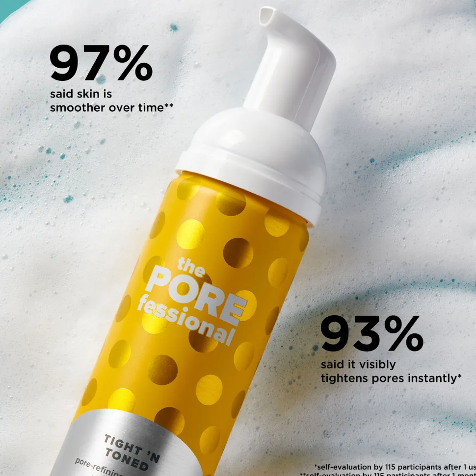 Benefit The POREfessional Tight 'n Toned Pore Refining AHA-PHA Toning Foam Toner 133ml