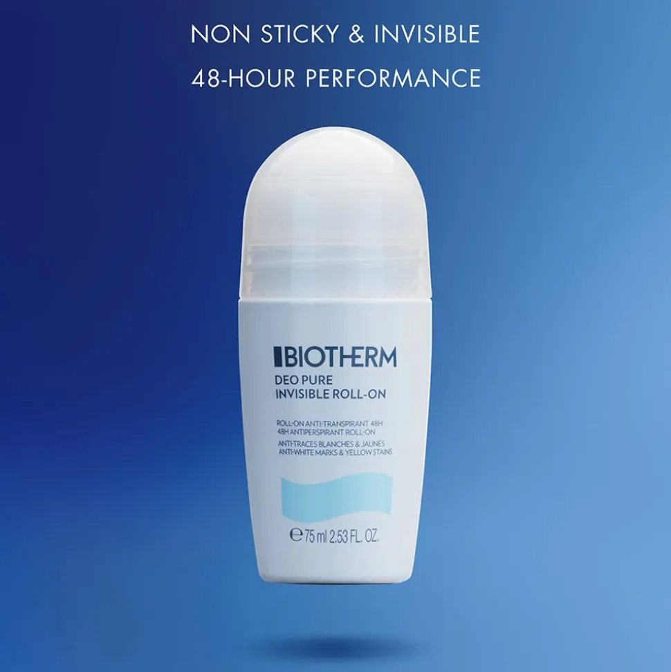 Biotherm Déo Pure Invisible 48H Antiperspirant Roll-On 75ml