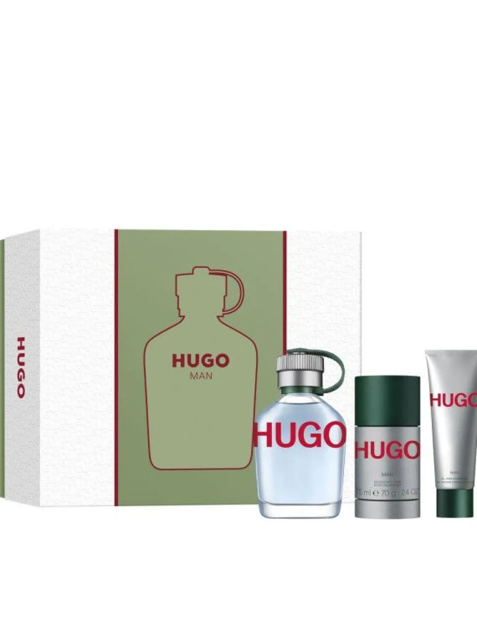 Boss Hugo Man Set 125ml edt + 75ml Deodorant Stick + 50ml Showergel
