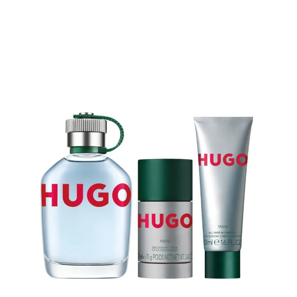Boss Hugo Man Set 125ml edt + 75ml Deodorant Stick + 50ml Showergel