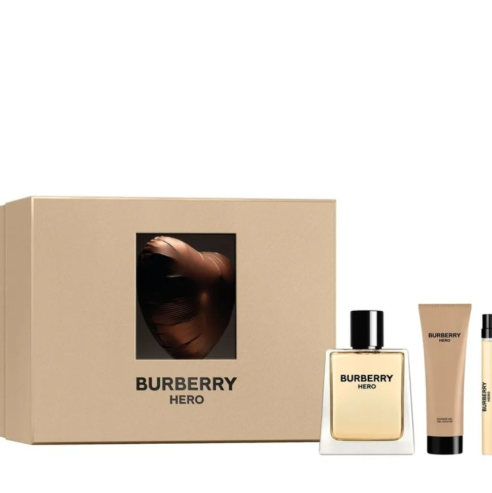 Burberry Hero Set 100ml eau de toilette spray + 10 ml edt + 75ml Showergel