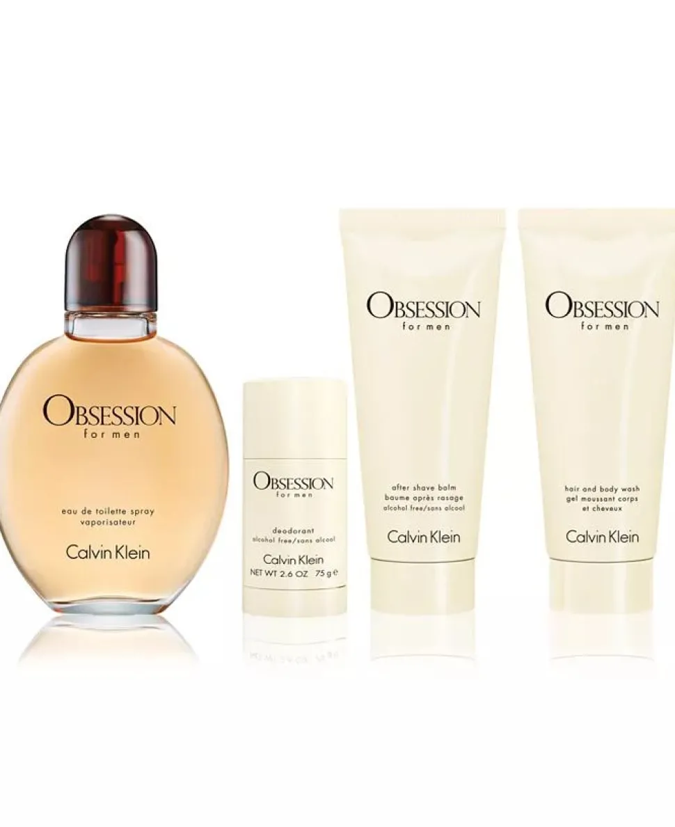 Calvin Klein Obsession for Men Set 125ml edt + 75ml Deostick + 100ml Showergel + 100ml Aftershave Balm