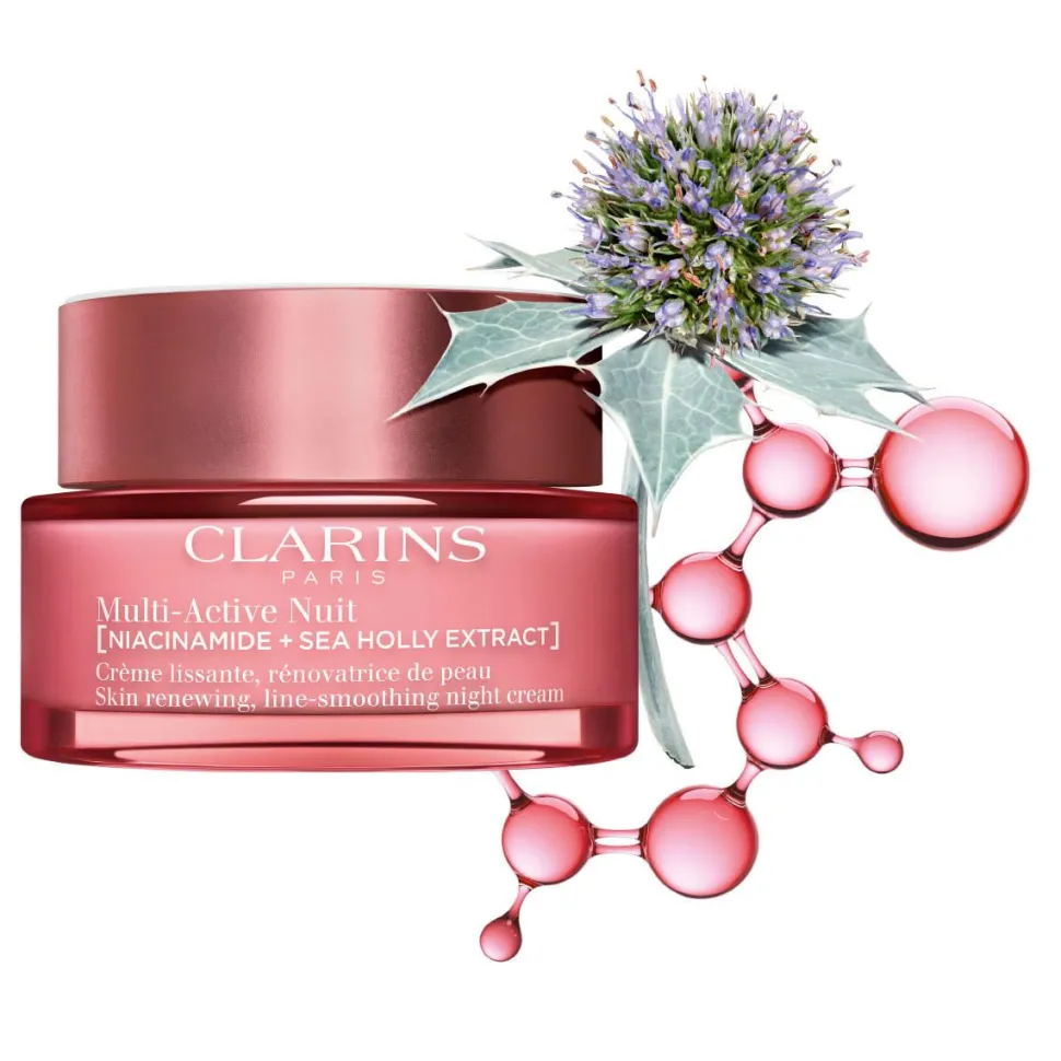 Clarins Multi-Active Nuit Skin Renewing Line-Smoothing Night Cream 50ml Dry Skin