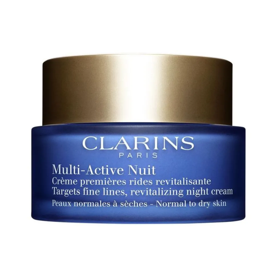 Clarins Multi-Active Nuit - Normale tot Droge Huid 50ml Nachtcrème