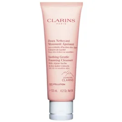 Clarins Soothing Gentle Foaming Cleanser 125ml Reinigingsschuim  Gevoelige Droge Huid