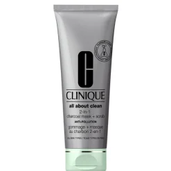 Clinique All About Clean 2-in-1 Charcoal Mask + Scrub 100ml
