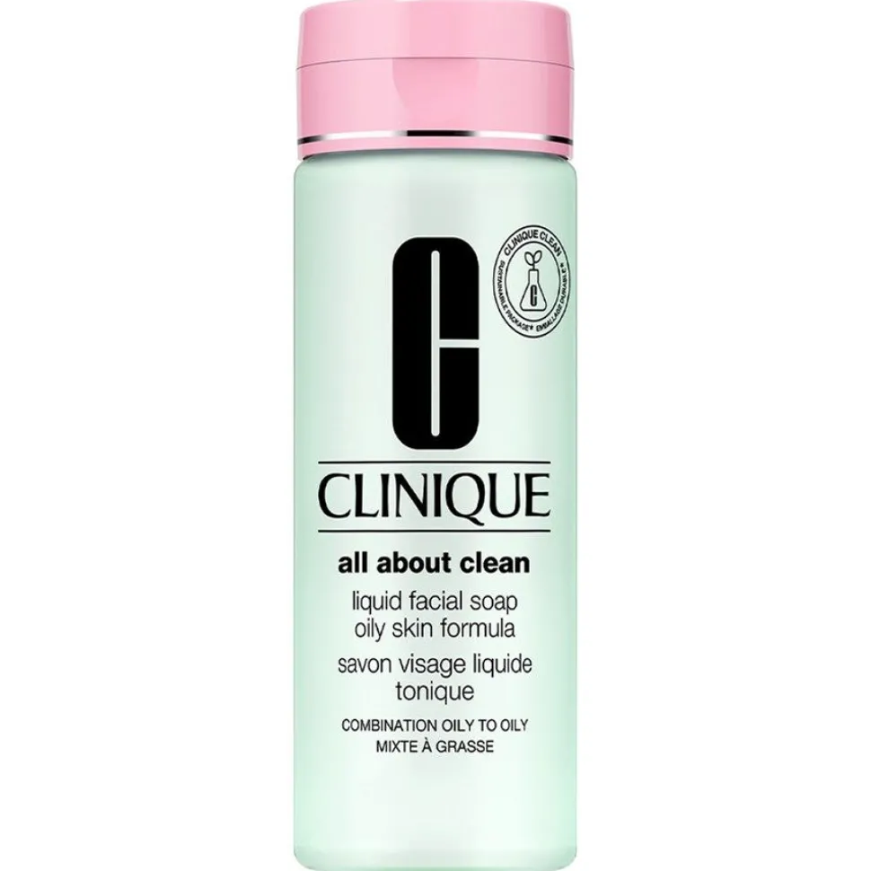 Clinique All About Clean Liquid Facial Soap 200ml Gecombineerde/ Vette Huid (3)