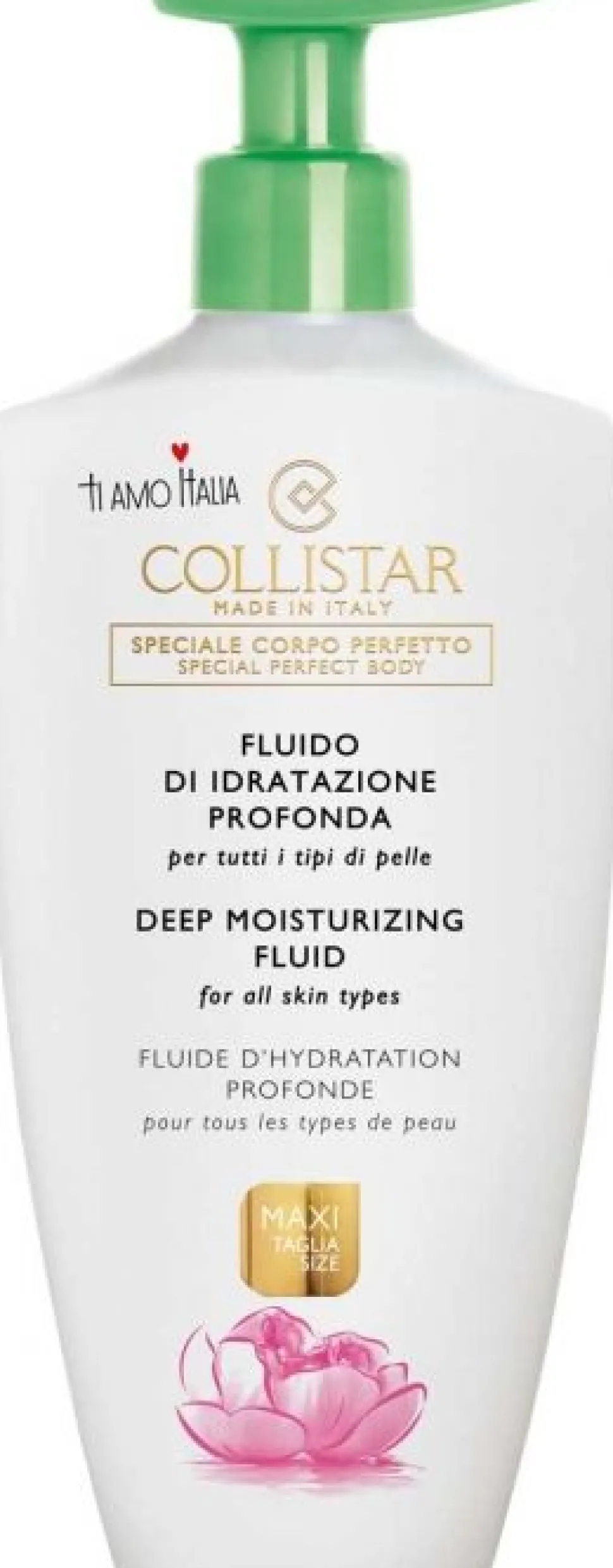 Collistar Deep Moisturizing Fluid 400ml Bodylotion met pomp