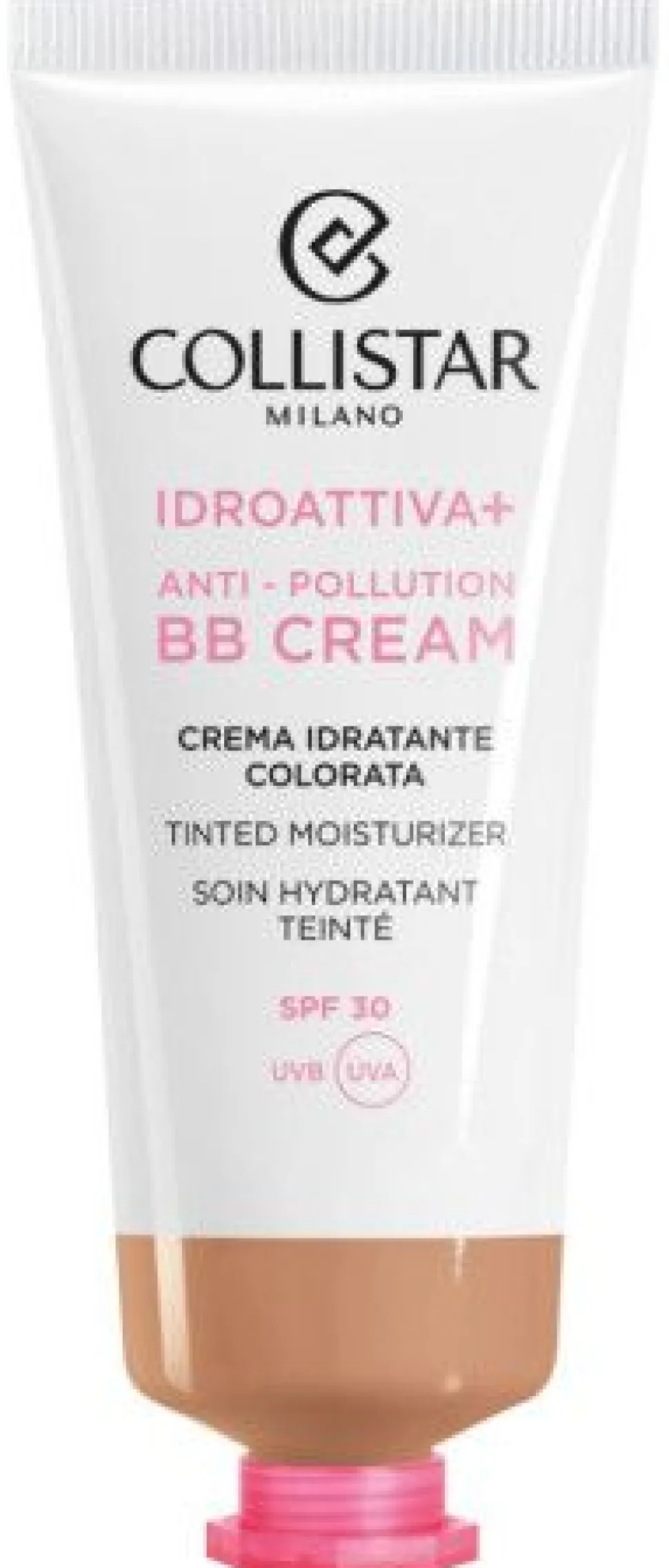 Collistar Idroattiva + Anti-Pollution BB cream 3 - Deep 50ml Tinted Moisturizer