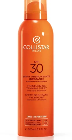 Collistar Moisturizing Tanning Spray SPF30 200ml Ultra-Rapid Application