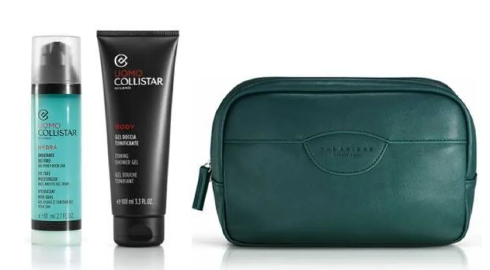 Collistar Set Oil Free Moisturizer Face & Eye Gel 24hrs 80ml + 100ml Toning Showergel