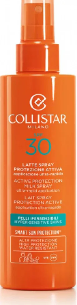 Collistar Sun Care Active Protection Milk Spray Ultra-Rapid Application Spf 30 200ml Gevoelige Huid