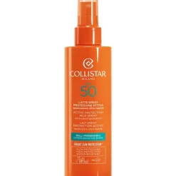 Collistar Sun Care Active Protection Milk Spray Ultra-Rapid Application Spf 50 200ml Gevoelige Huid