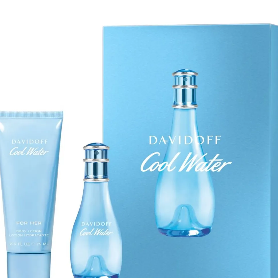 Davidoff Cool Water Woman Set 30ml eau de toilette spray + 75ml Bodylotion