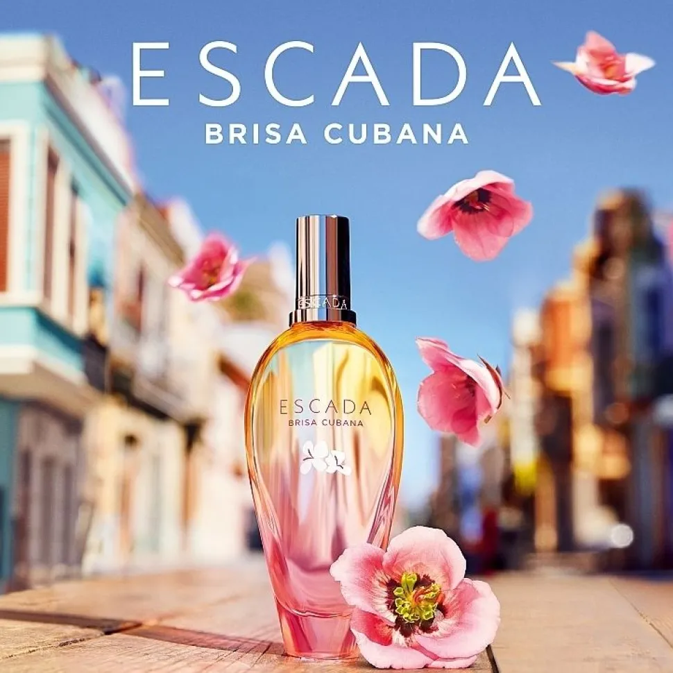 Escada Brisa Cubana Set 100ml eau de toilette spray + 150ml Bodycream + Pouch
