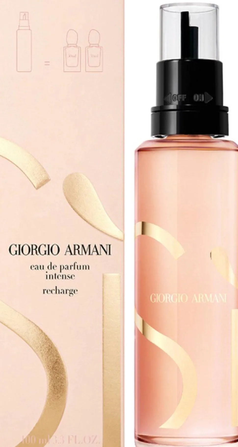 Giorgio Armani Si Intense 100ml eau de parfum Refill