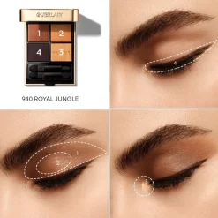 Guerlain Ombres G Eyeshadow Quad Multi-Effect Nr. 940 Royal Jungle Oogschaduw