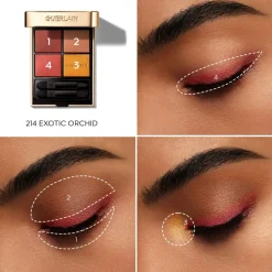 Guerlain Ombres G Eyeshadow Quad Multi-Effect Nr. 214 Exotic Orchid Oogschaduw