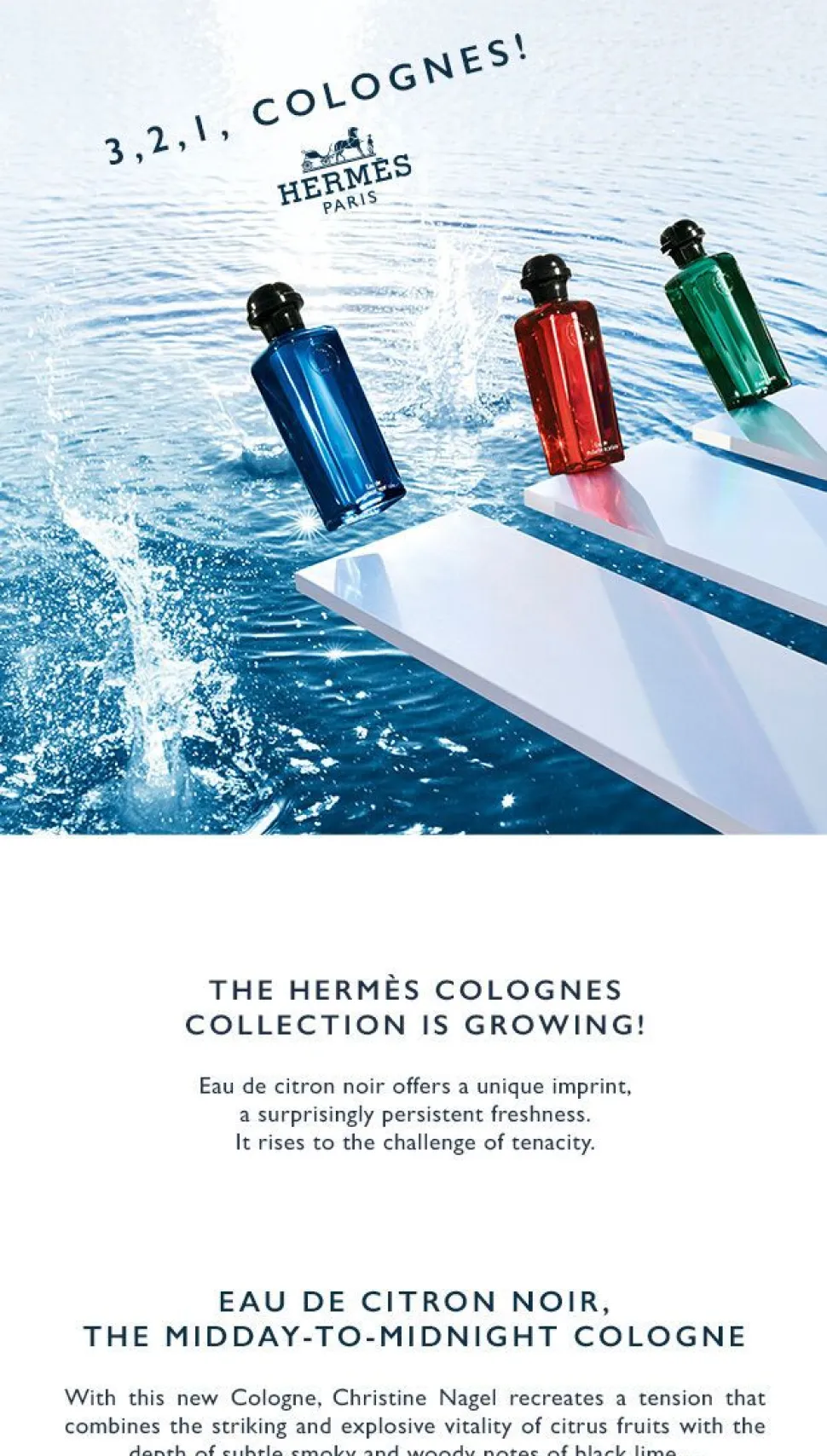 Hermes Eau de Citron Noir 50ml eau de cologne spray