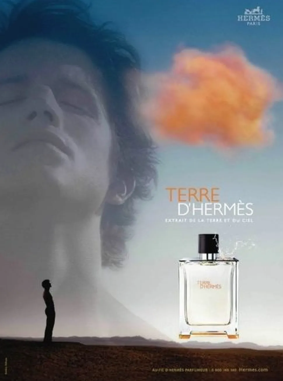 Hermès Terre d'Hermès set 30ml edt spray + 125ml edt flacon navulling