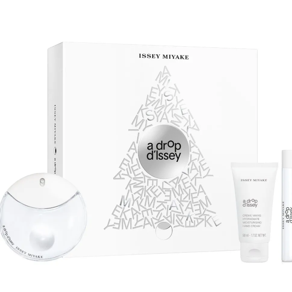 Issey Miyake A Drop d'Issey Set 90ml eau de parfum spray+ 10ml edp + Handcreme 50ml