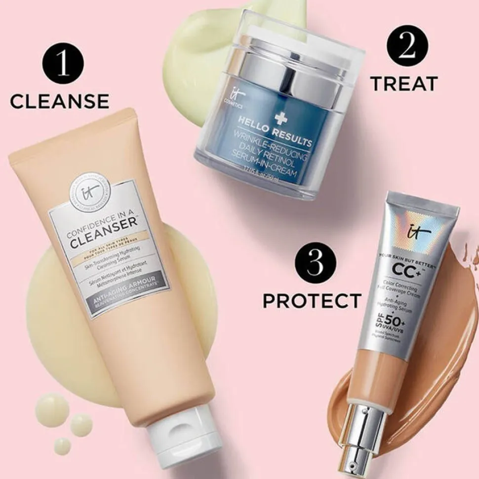 IT Cosmetics Hello Results Wrinkle-Reducing Daily Retinol Serum-in-Cream 50ml Dagcrème