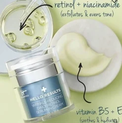 IT Cosmetics Hello Results Wrinkle-Reducing Daily Retinol Serum-in-Cream 50ml Dagcrème