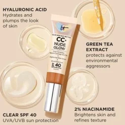IT Cosmetics Your Skin But Better CC+ Nude Glow Foundation SPF 40 Fair Porcelain 32ml