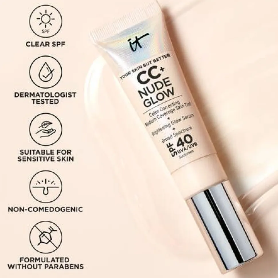 IT Cosmetics Your Skin But Better CC+ Nude Glow Foundation SPF 40 Medium 32ml