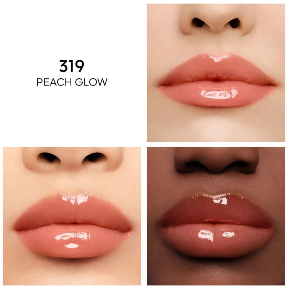 KissKiss Bee Glow Oil getinte lipolie met honing 319 Peach Glow