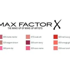 Max Factor Lipfinity Velvet Matte 090 Red Allure 3,5ml Liquid Lipstick