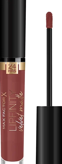 Max Factor Lipfinity Velvet Matte 075 Modest Mauve 3,5ml Liquid Lipstick
