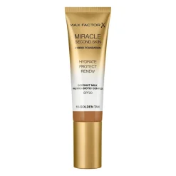 Max Factor Miracle Second Skin Hybrid Foundation SPF20 10 Golden Tan 30ml