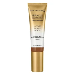Max Factor Miracle Second Skin Hybrid Foundation SPF20 11 Tan Deep 30ml