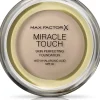 Max Factor Miracle Touch Skin Perfecting Foundation spf 30 40 Creamy Ivory met Hyaluronic Acid