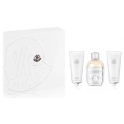 Moncler Pour Femme Set 100ml eau de parfum spray + 100ml Bodylotion + 100ml Showergel