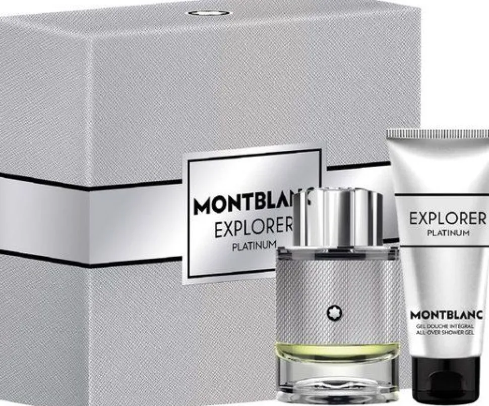 Mont Blanc Explorer Platinum Set 60ml eau de parfum + 100ml Showergel