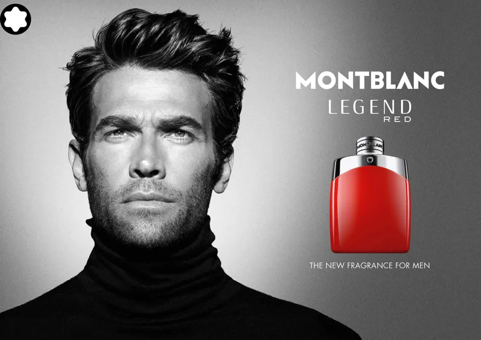 Mont Blanc Legend Red Gift Set 100ml edp + 7,5ml edp + 100ml Showergel