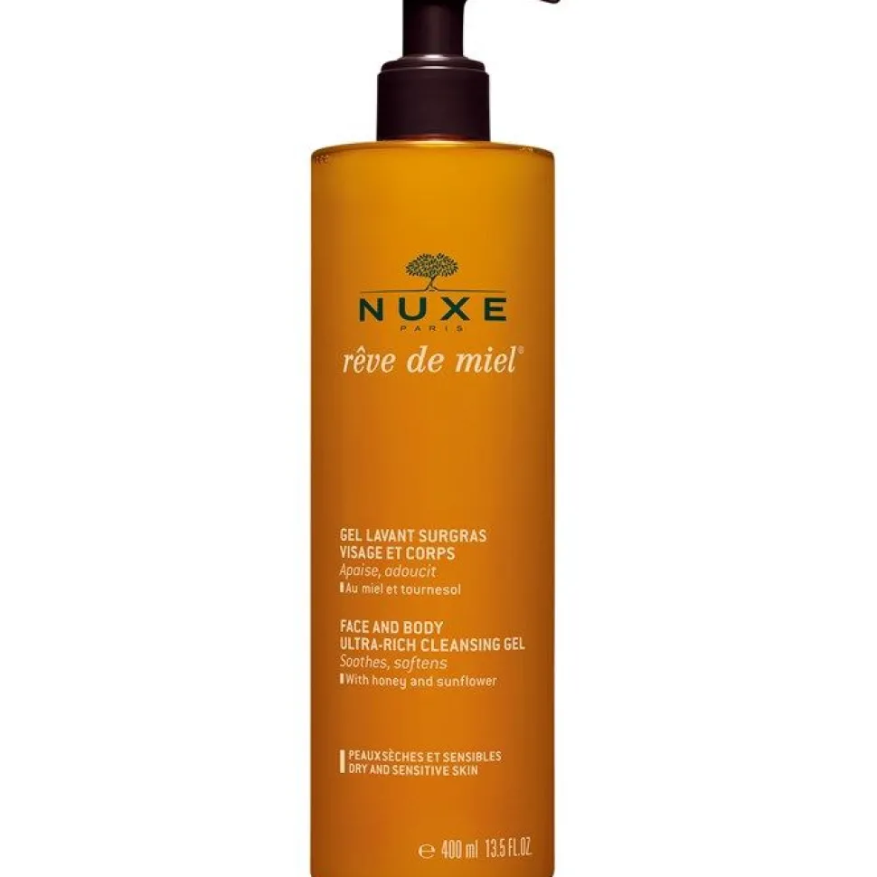 Nuxe Rêve de Miel Face and Body Ultra-Rich Cleansing Gel 400ml