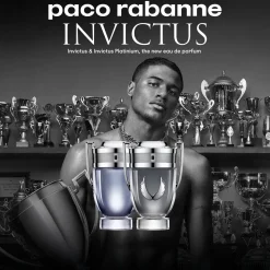 Paco Rabanne Invictus Platinum Set  50ml eau de parfum spray + 100ml Showergel