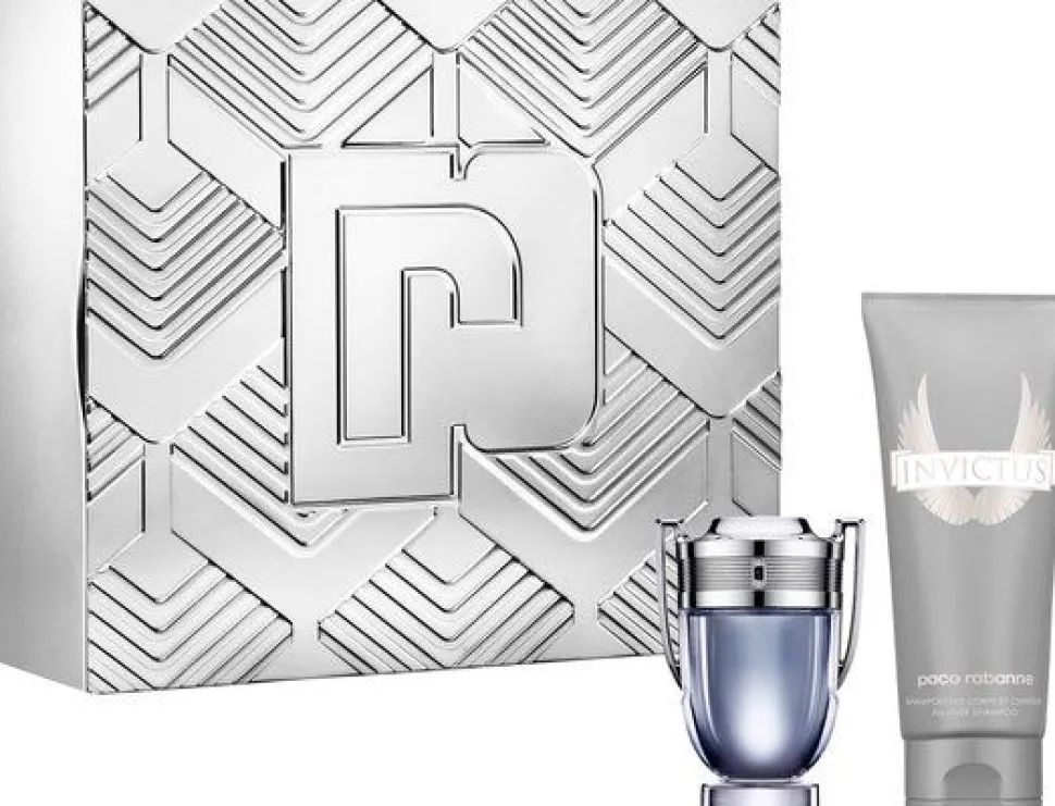 Paco Rabanne Invictus Set 100ml eau de toilette spray +100ml Showergel