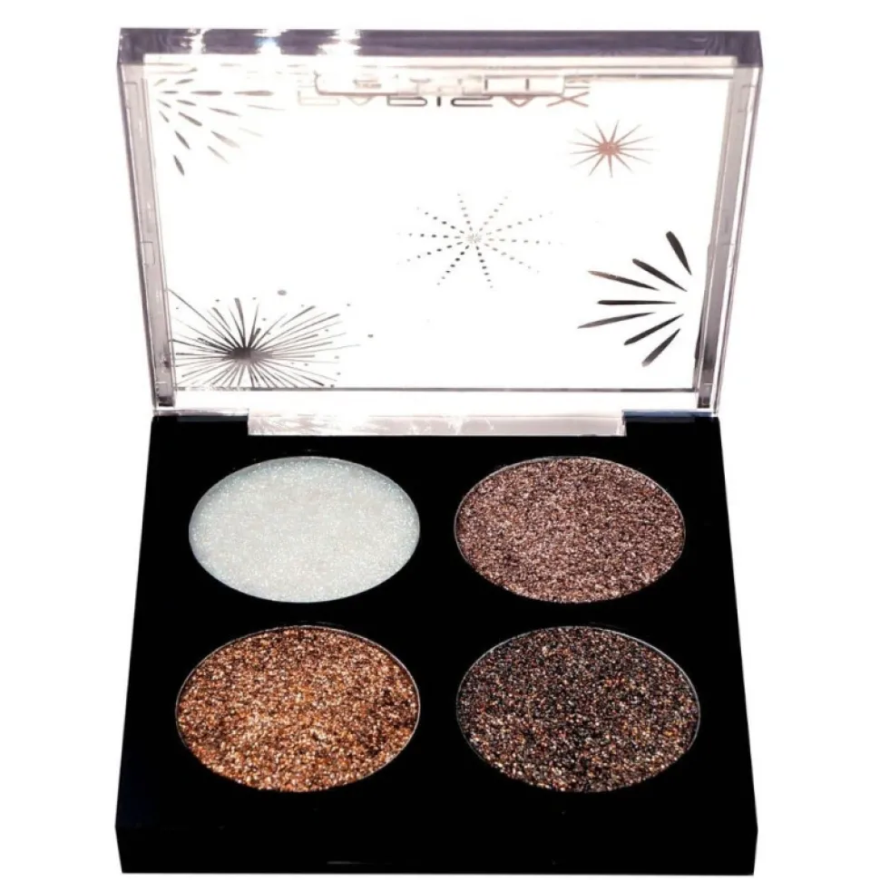 Parisax Oogschaduw Palette 4 kleuren glittercrème Oogschaduw
