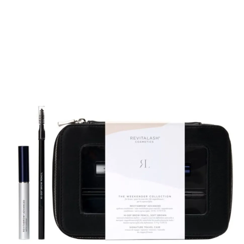 RevitaLash Revitabrow The Weekender Brow Set Advanced Eyebrow Conditioner 3ml + Hi-Def Brow Pencil (Soft Brown) - 0.14. g