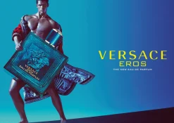 Versace Eros Pour Homme Set 100ml eau de parfum spray + 5ml edp + 150ml Showergel