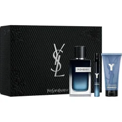 Yves Saint Laurent Y for Men Eau de Parfum Gift Set 100ml + Travel Spray + Shower Gel