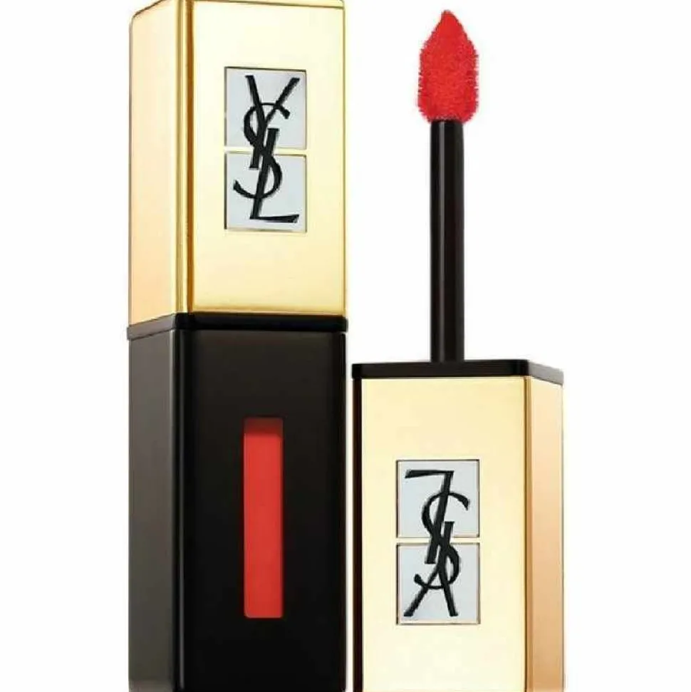 Yves Saint Laurent YSL Vernis à Lèvres Glossy Stain Pop Water Lipgloss 202 Rouge Splash 6ml